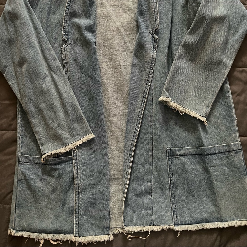 POL denim blazer
